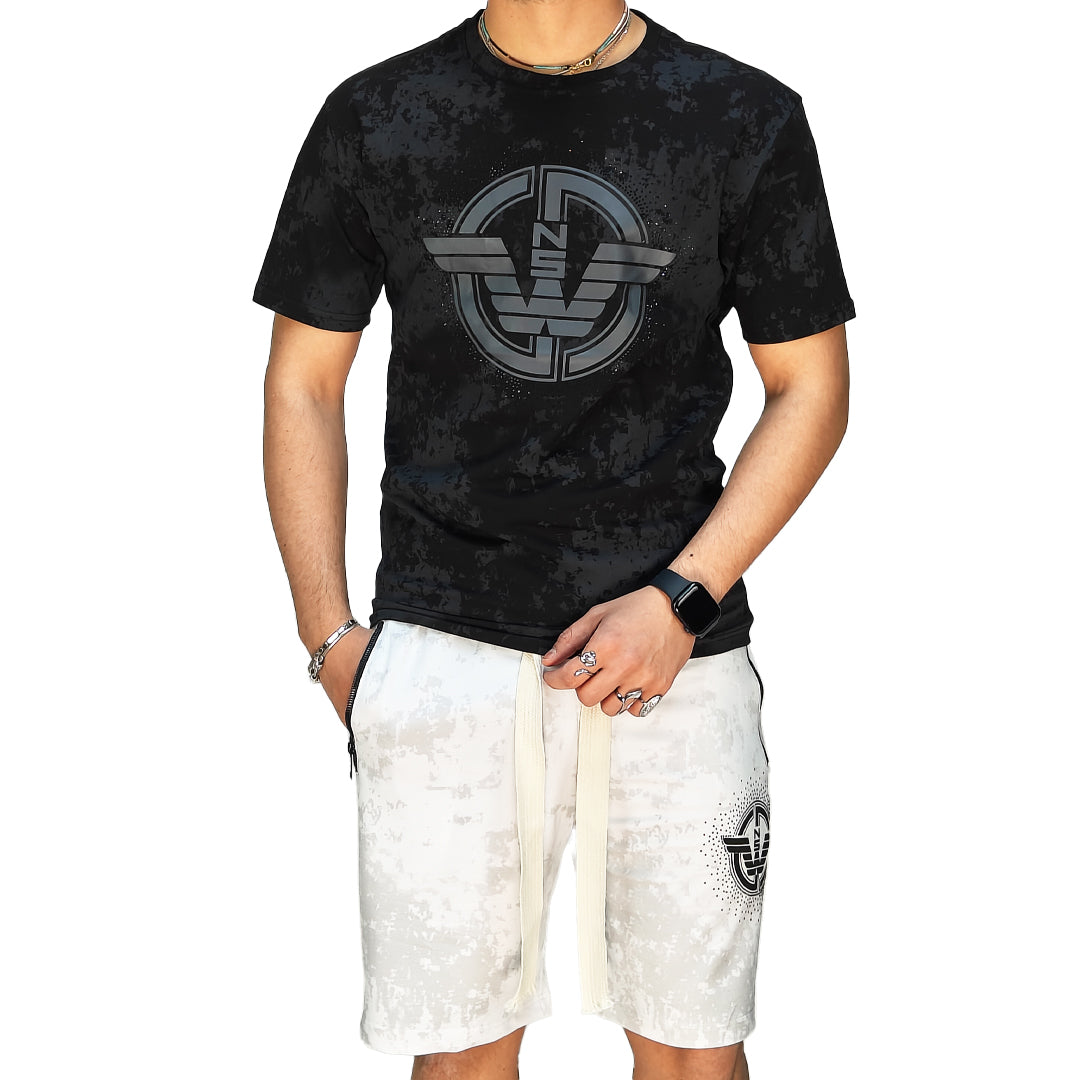🆕 Completo Estivo Uomo T-Shirt + Bermuda – Cotone Liscio Elasticizzato | RDV ABBIGLIAMENTO