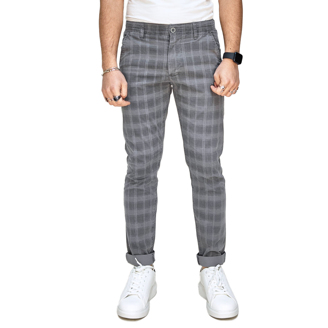 Pantaloni Uomo Fantasia Quadri RDV ABBIGLIAMENTO
