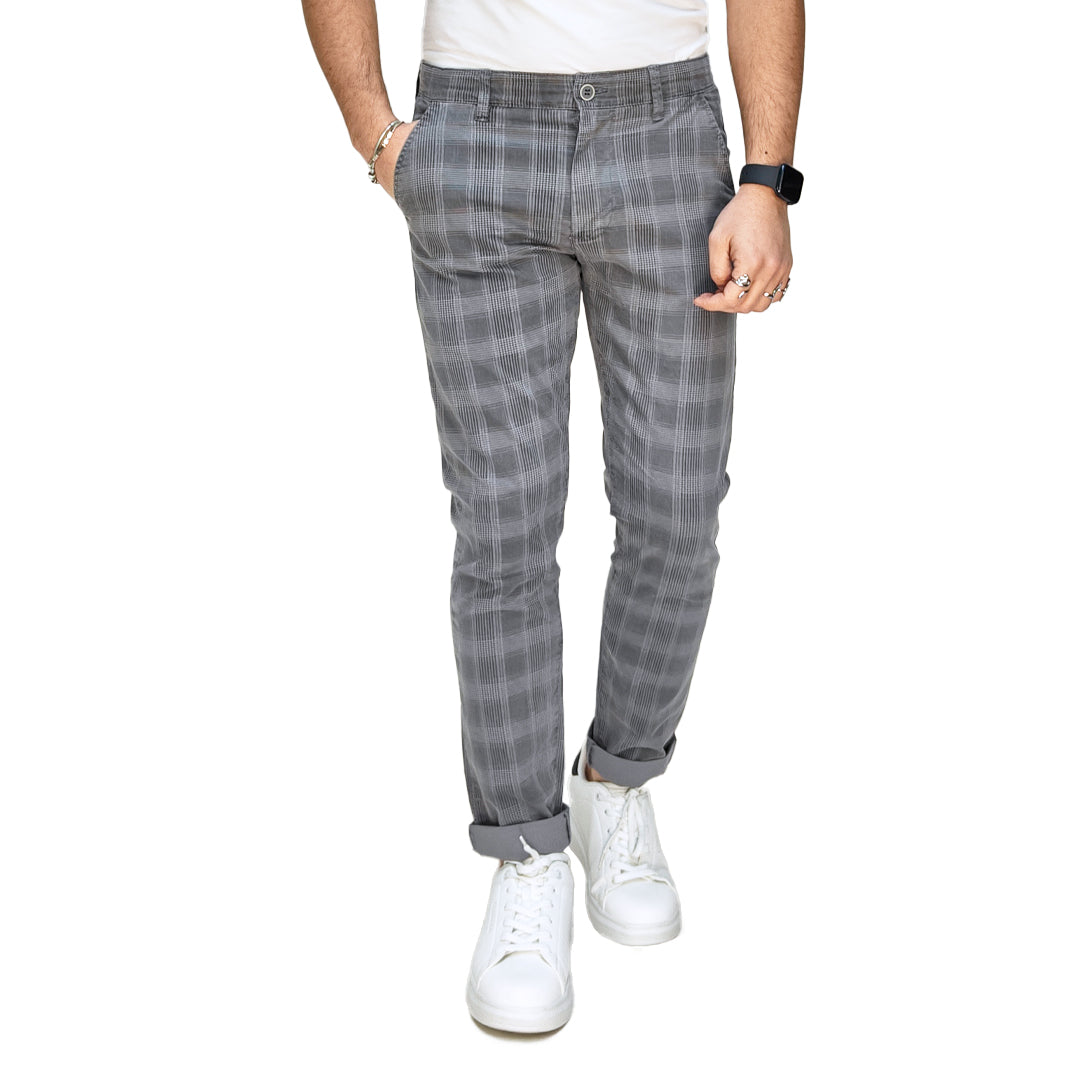 Pantaloni Uomo Fantasia Quadri RDV ABBIGLIAMENTO