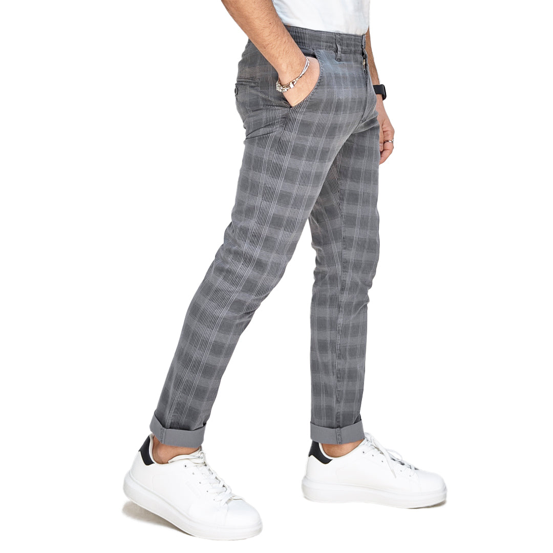 Pantaloni Uomo Fantasia Quadri RDV ABBIGLIAMENTO
