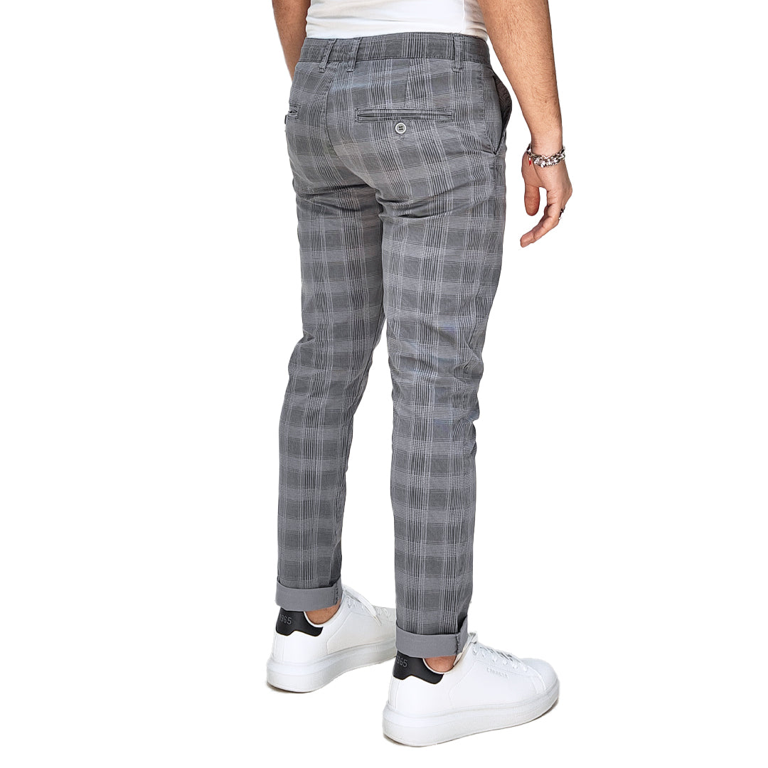Pantaloni Uomo Fantasia Quadri RDV ABBIGLIAMENTO