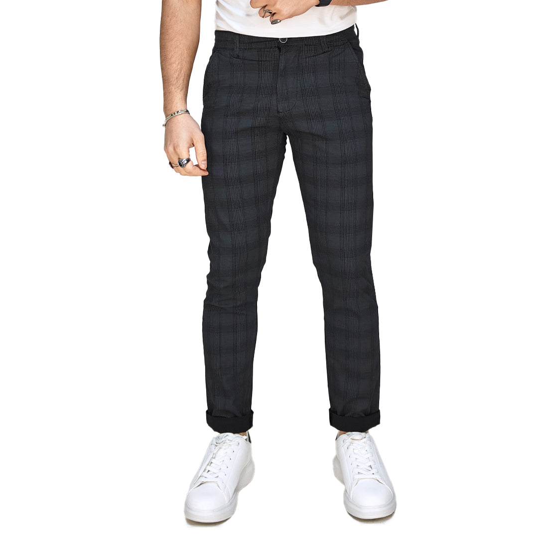 Pantaloni Uomo Fantasia Quadri RDV ABBIGLIAMENTO