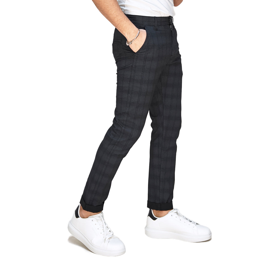 Pantaloni Uomo Fantasia Quadri RDV ABBIGLIAMENTO