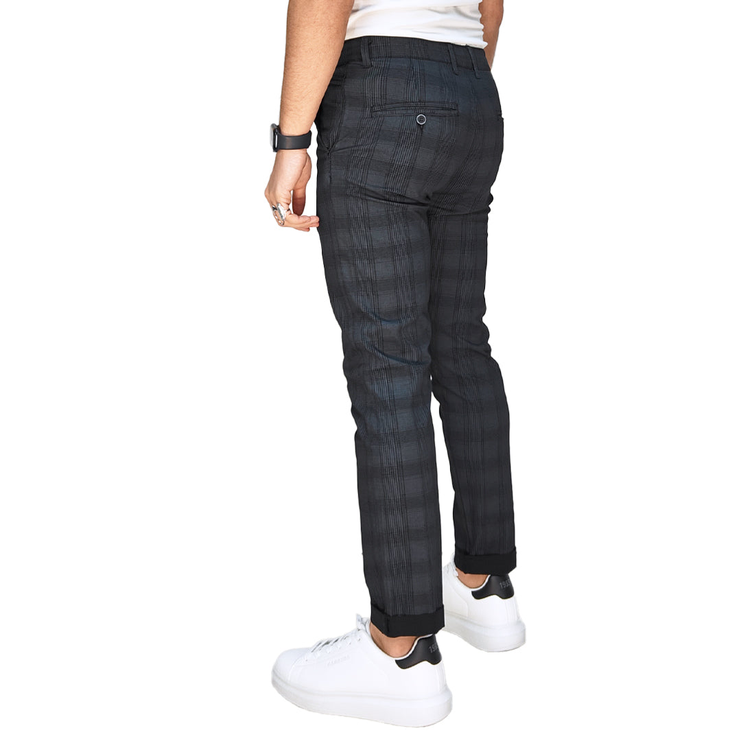 Pantaloni Uomo Fantasia Quadri RDV ABBIGLIAMENTO