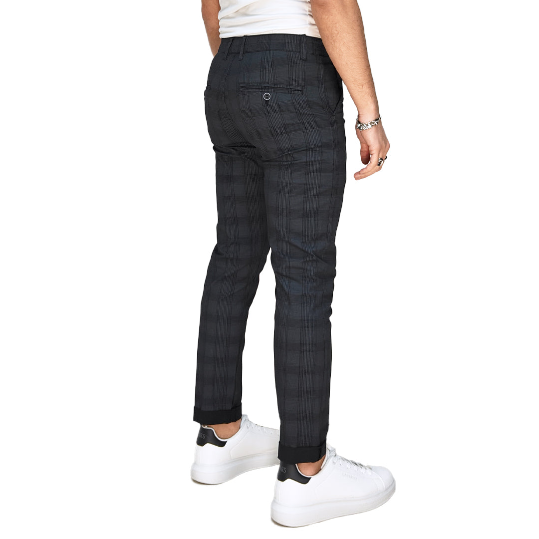 Pantaloni Uomo Fantasia Quadri RDV ABBIGLIAMENTO