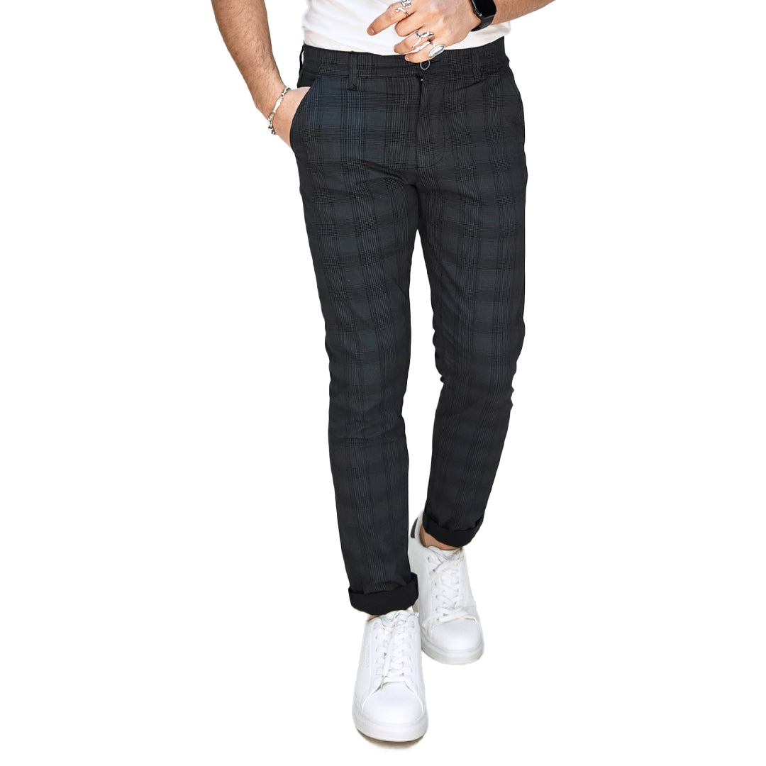 Pantaloni Uomo Fantasia Quadri RDV ABBIGLIAMENTO
