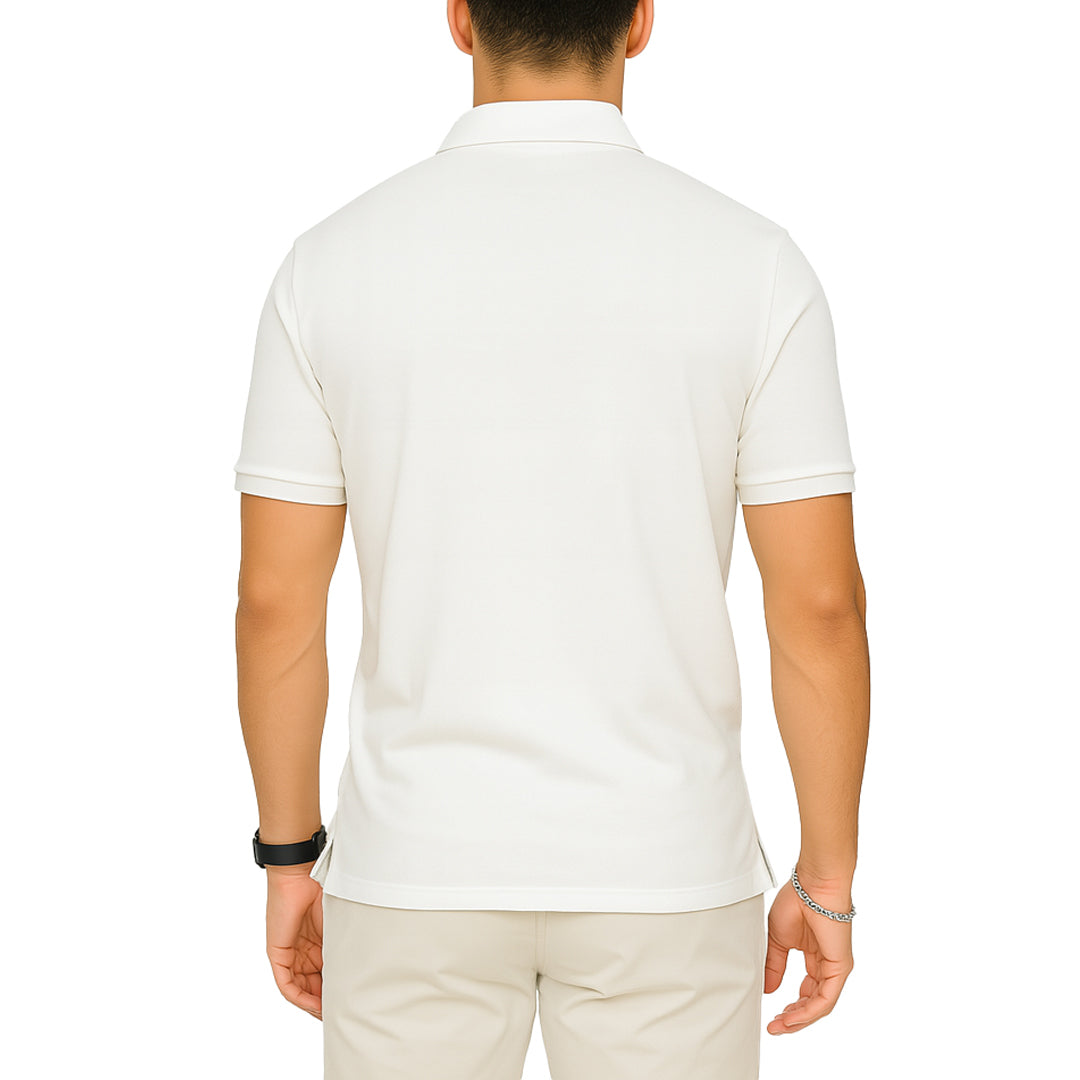 Polo Uomo Manica Corta in Cotone Gelso – RDV Abbigliamento