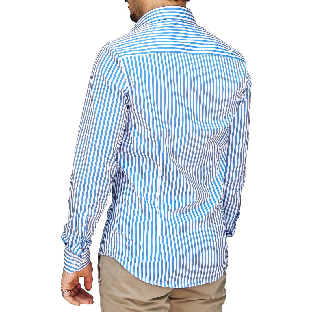 Camicia Uomo a Righe Slim Fit – RDV Abbigliamento