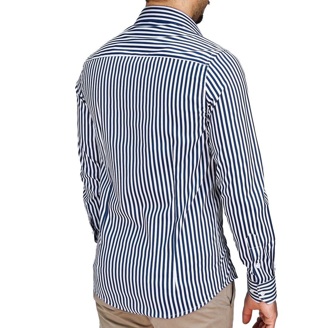 Camicia Uomo a Righe Slim Fit – RDV Abbigliamento