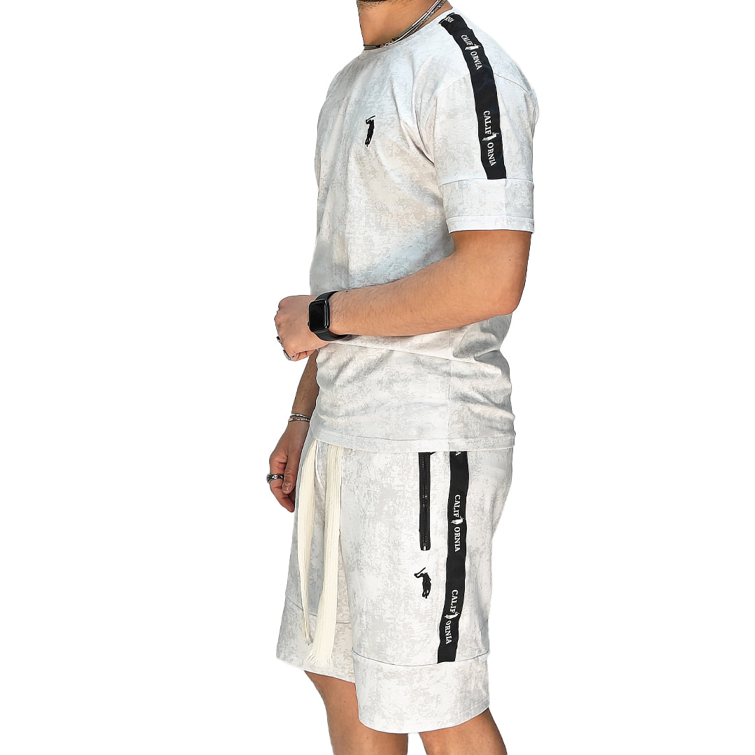 🆕 Completo Estivo Uomo T-Shirt + Bermuda – Cotone Liscio Elasticizzato | RDV ABBIGLIAMENTO