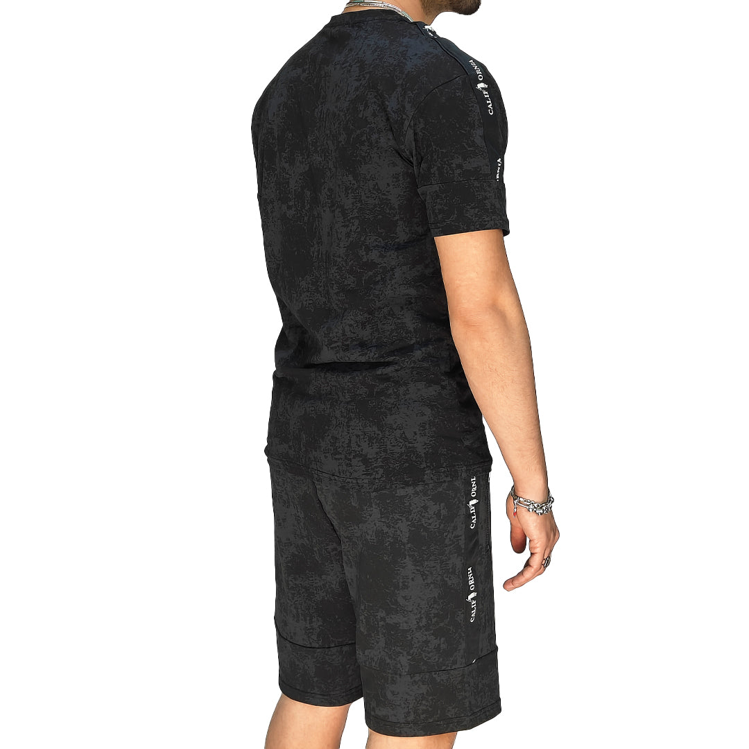 🆕 Completo Estivo Uomo T-Shirt + Bermuda – Cotone Liscio Elasticizzato | RDV ABBIGLIAMENTO