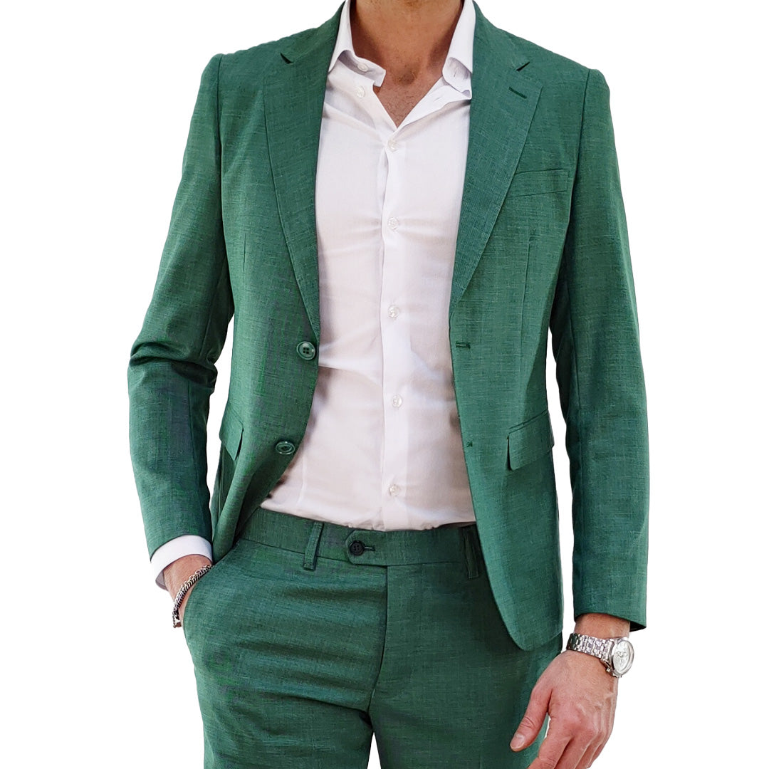 Abito Sartoriale due Bottoni Verde