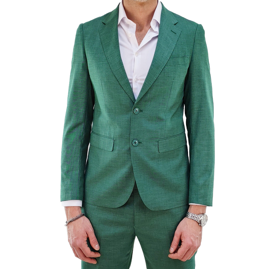 Abito Sartoriale due Bottoni Verde