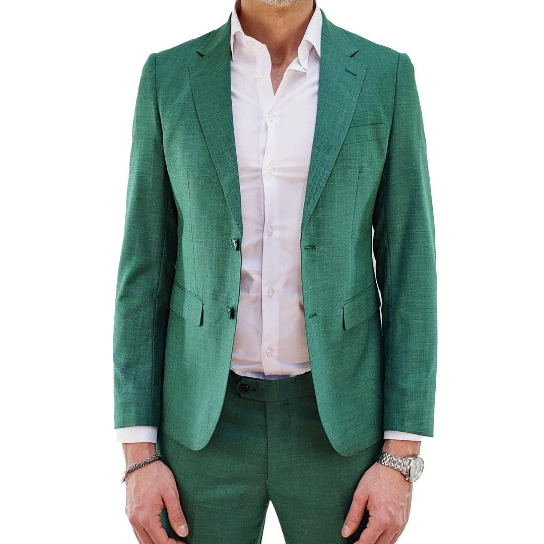 Abito Sartoriale due Bottoni Verde