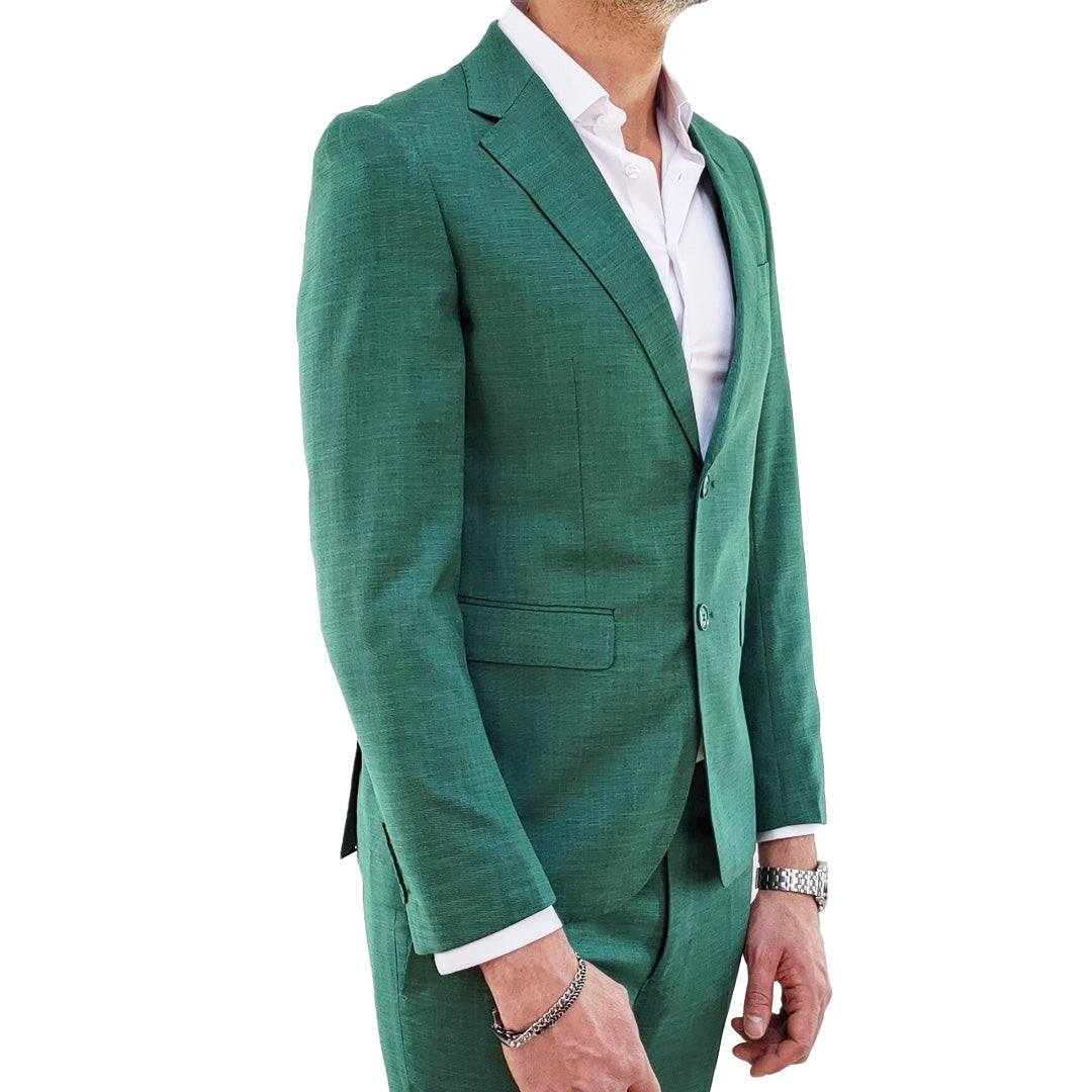 Abito Sartoriale due Bottoni Verde
