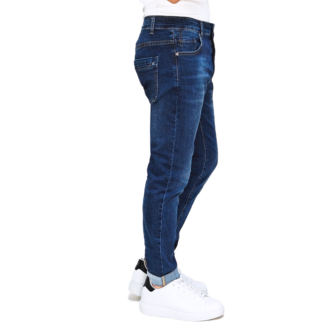 Jeans da uomo RDV realizzati in un elegante lavaggio scuro Taglia 50 - 52