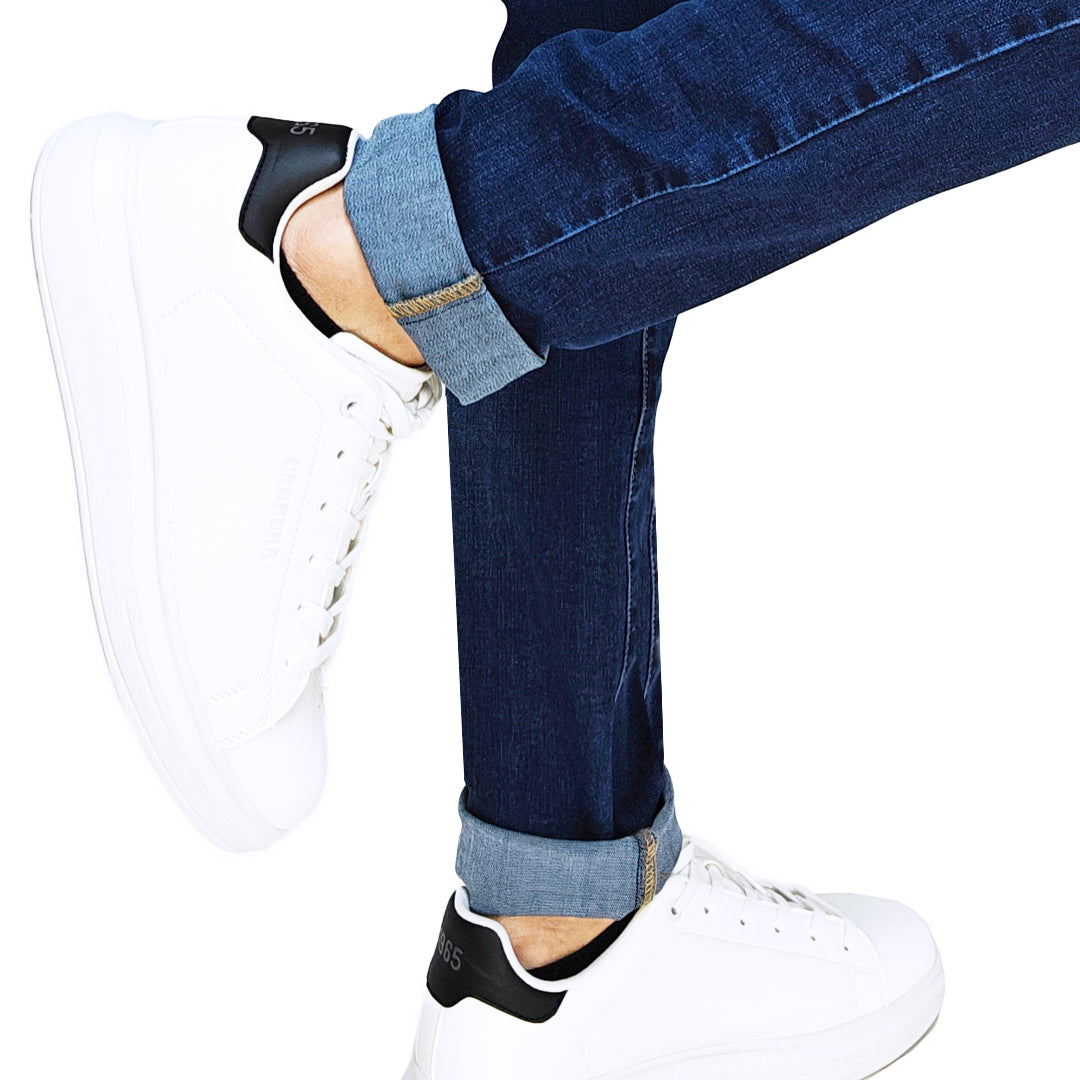 Jeans da uomo RDV realizzati in un elegante lavaggio scuro Taglia 50 - 52