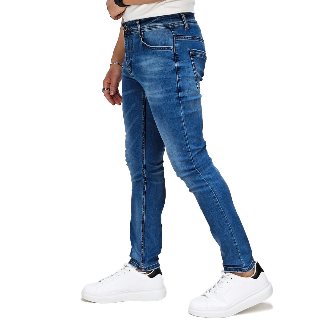 Jeans Uomo Slim Fit - Denim Leggero Primaverile
