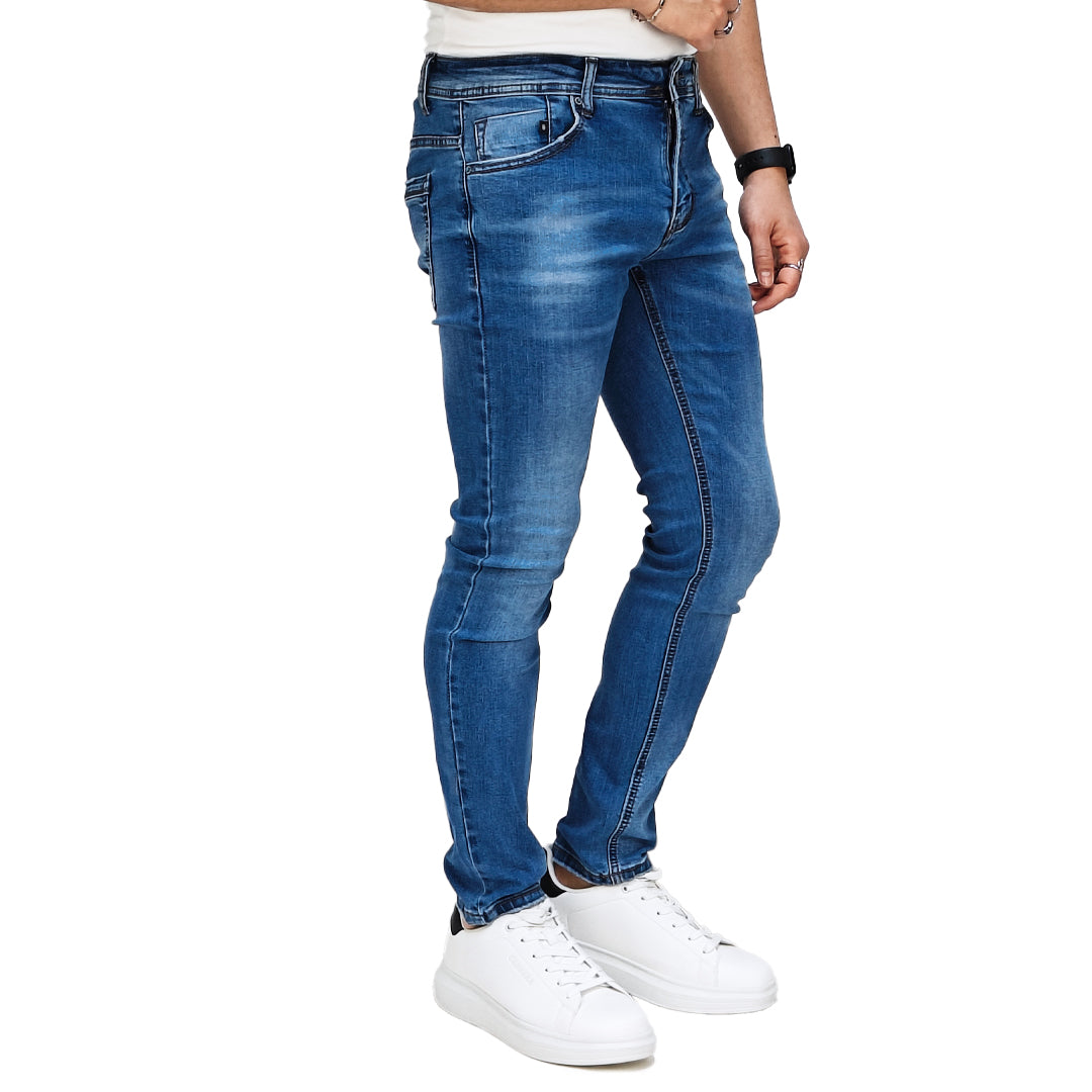 Jeans Uomo Slim Fit - Denim Leggero Primaverile