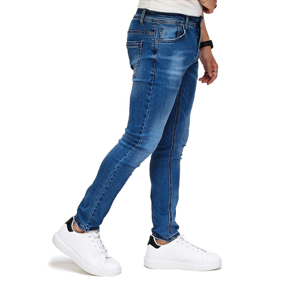 Jeans Uomo Slim Fit - Denim Leggero Primaverile