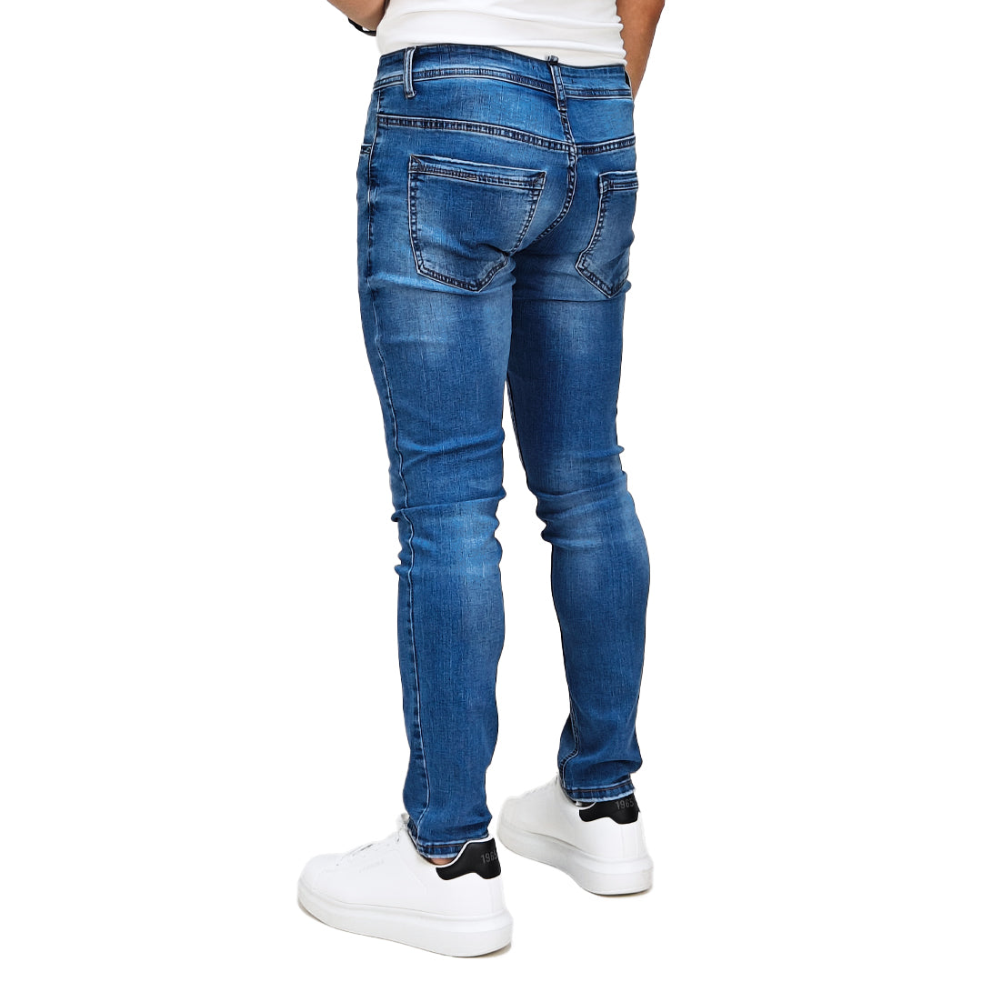 Jeans Uomo Slim Fit - Denim Leggero Primaverile