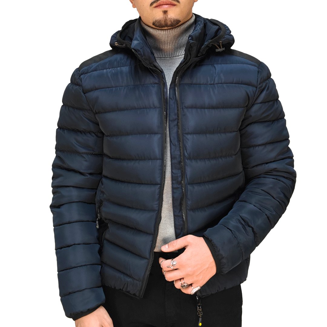 Piumino Uomo RDV Invernale con Cappuccio Rimovibile