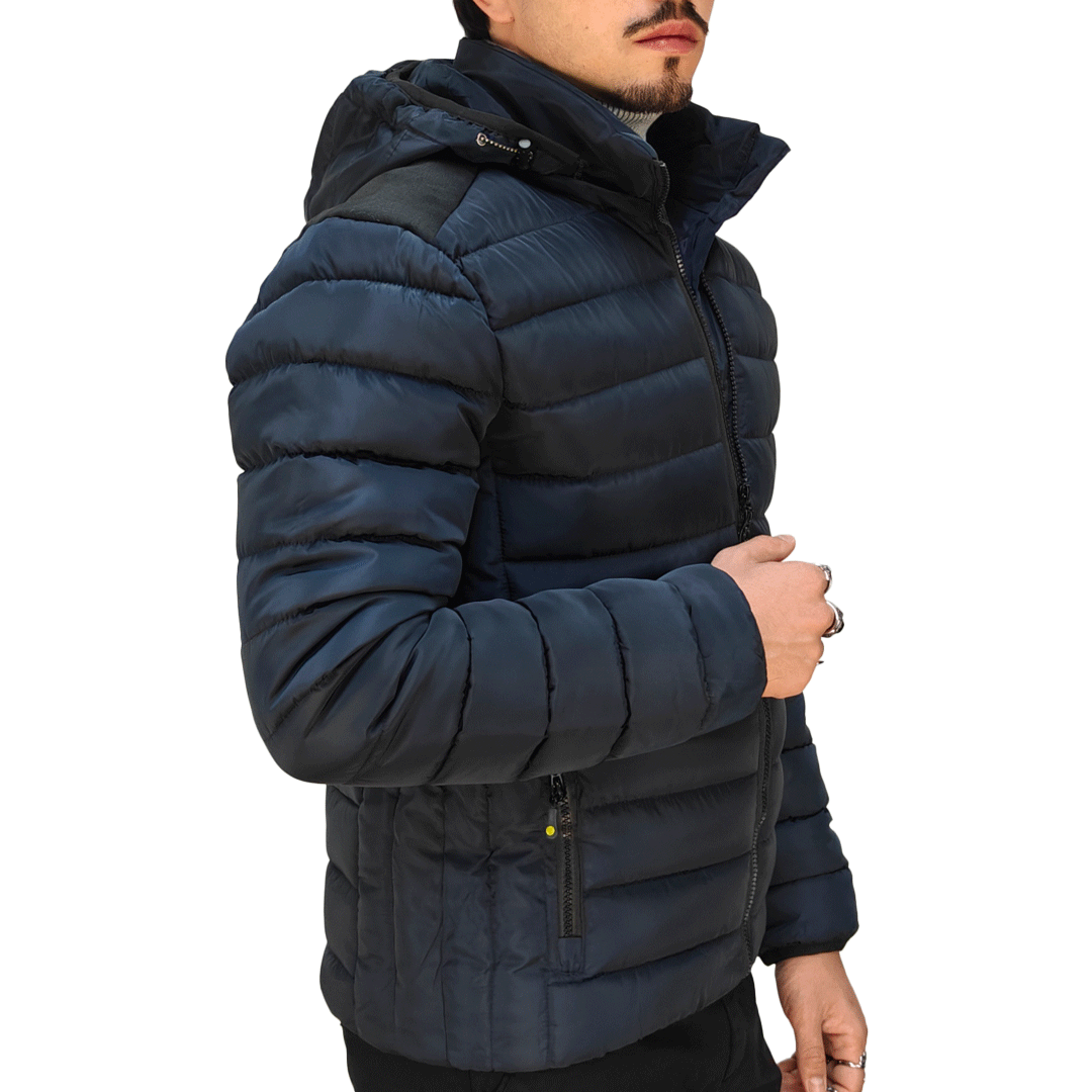 Piumino Uomo RDV Invernale con Cappuccio Rimovibile