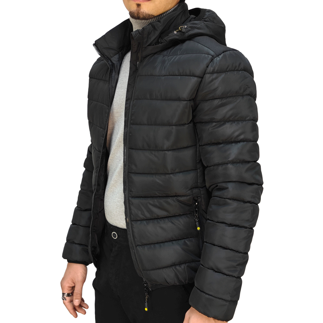 Piumino Uomo RDV Invernale con Cappuccio Rimovibile