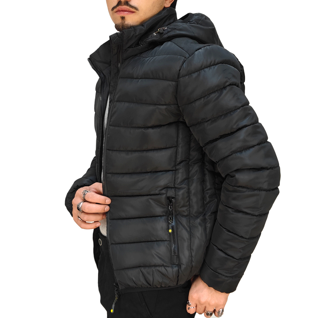 Piumino Uomo RDV Invernale con Cappuccio Rimovibile