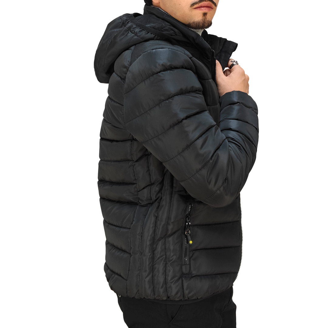 Piumino Uomo RDV Invernale con Cappuccio Rimovibile