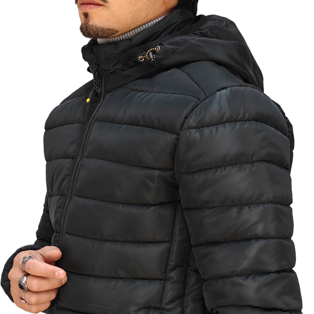 Piumino Uomo RDV Invernale con Cappuccio Rimovibile