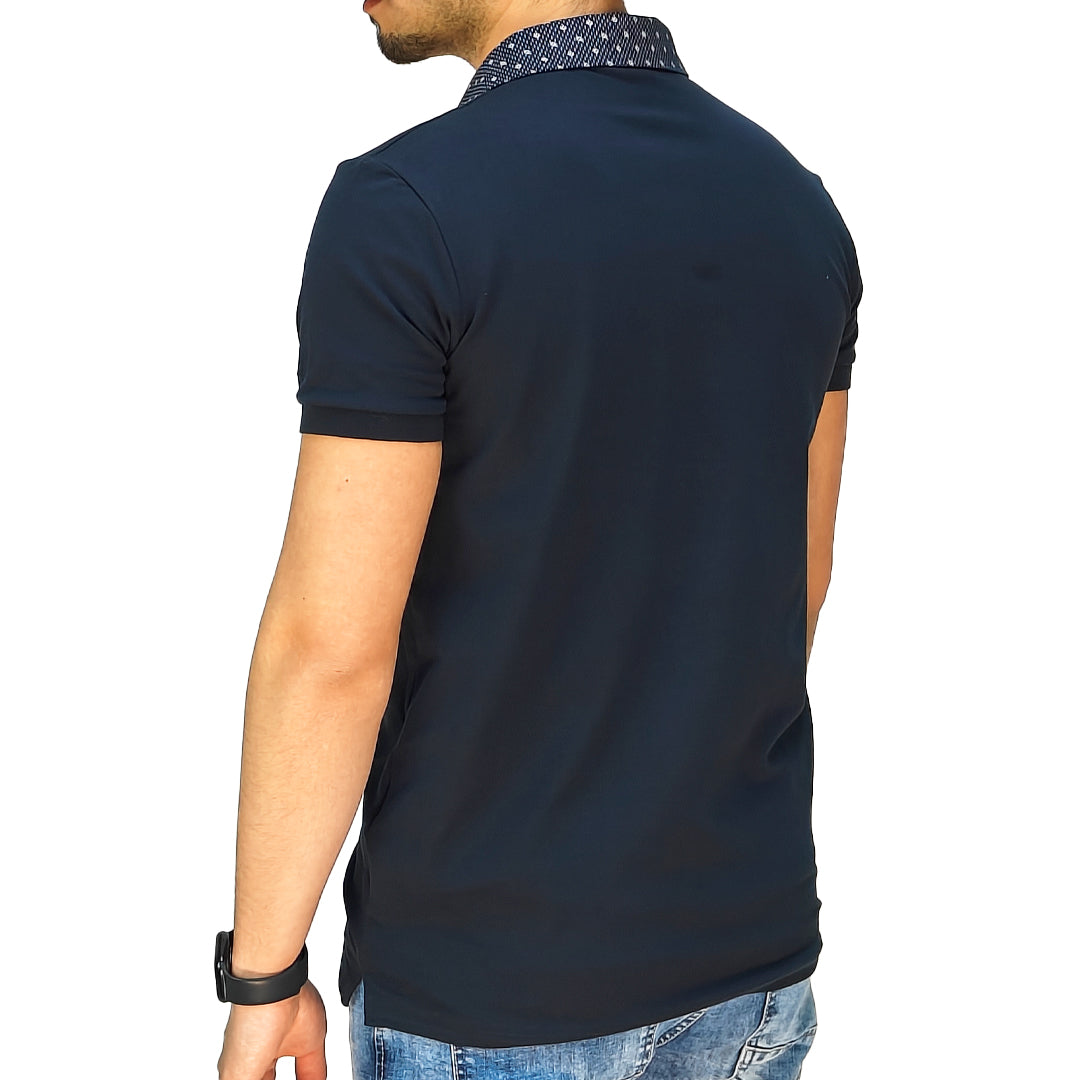Polo Uomo Manica Corta Slim Fit in Piquet – RDV Abbigliamento