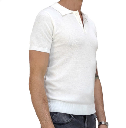 Maglietta Filo sottile a maniche corte bianca