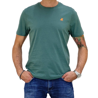 T-shirt U.S. GRAND POLO Nero Verde