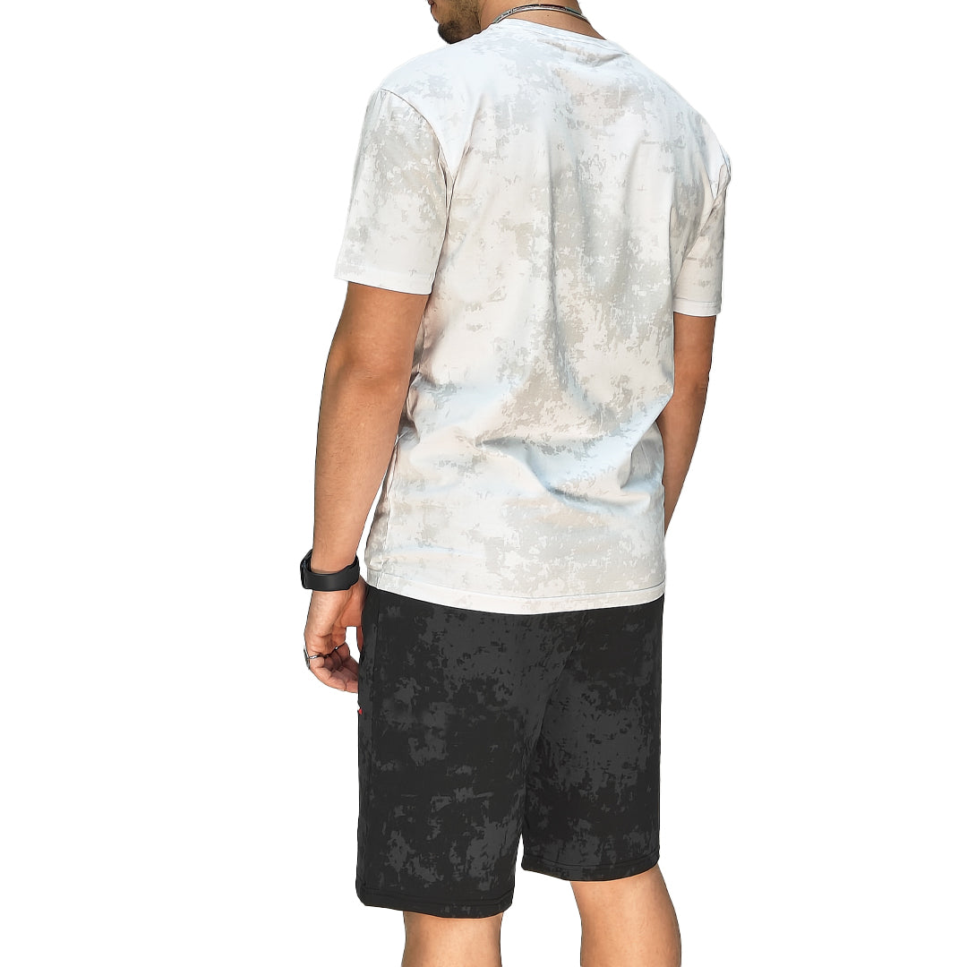 🆕 Completo Estivo Uomo T-Shirt + Bermuda – Cotone Liscio Elasticizzato | RDV ABBIGLIAMENTO