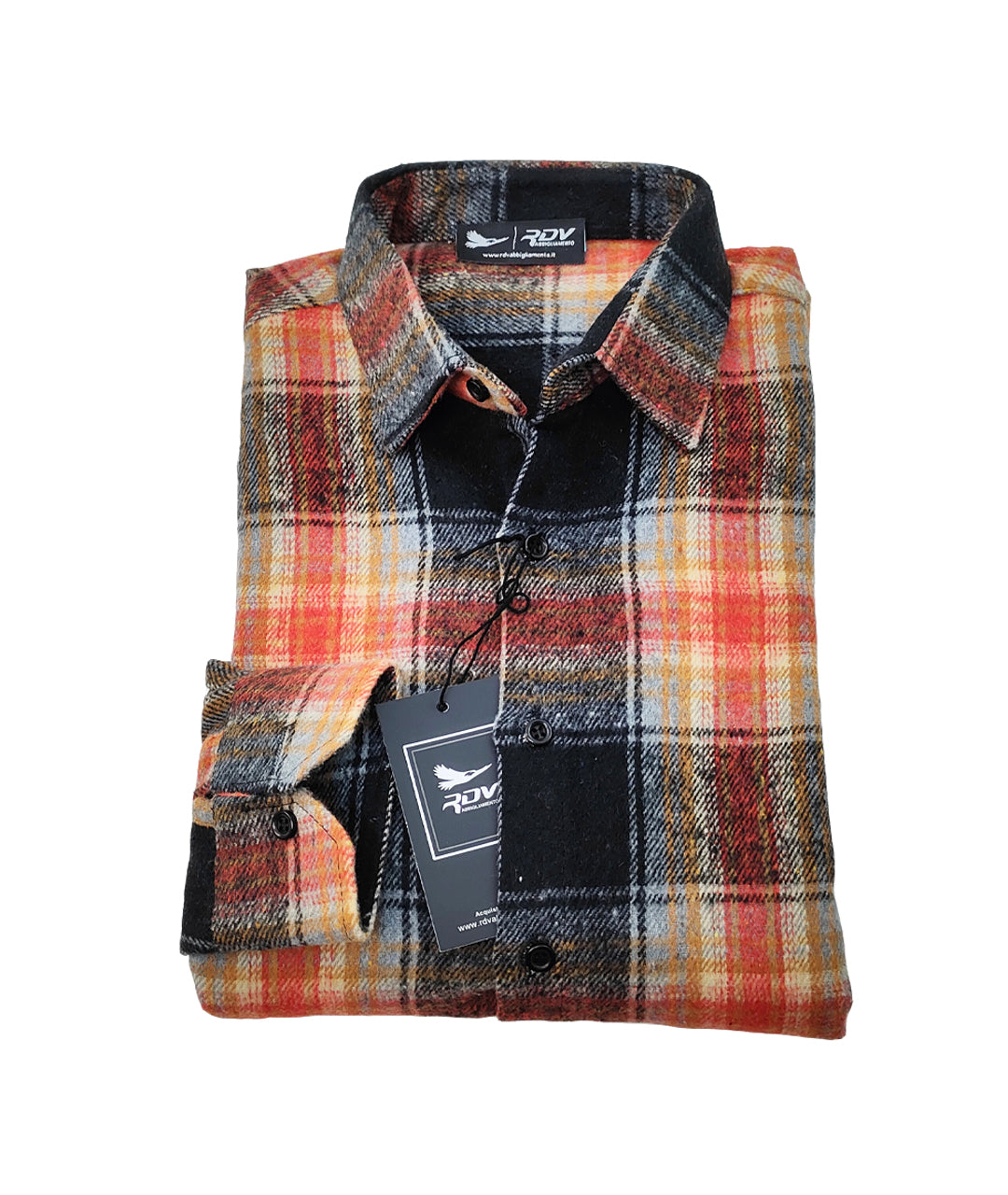 Camicia Uomo scozzese in Flanella