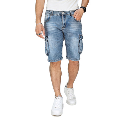 Bermuda Cargo Uomo in Denim – RDV