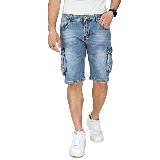 Bermuda Cargo Uomo in Denim – RDV
