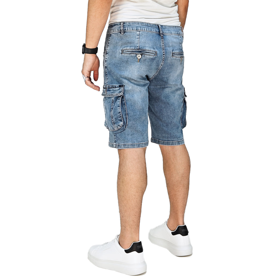 Bermuda Cargo Uomo in Denim – RDV