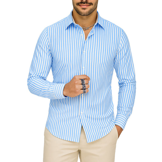 Camicia Uomo a Righe Slim Fit – RDV Abbigliamento