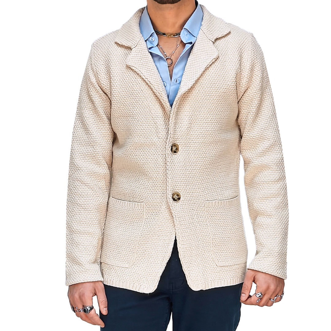 Cardigan Uomo a Giacca in Cotone RDV ABBIGLIAMENTO