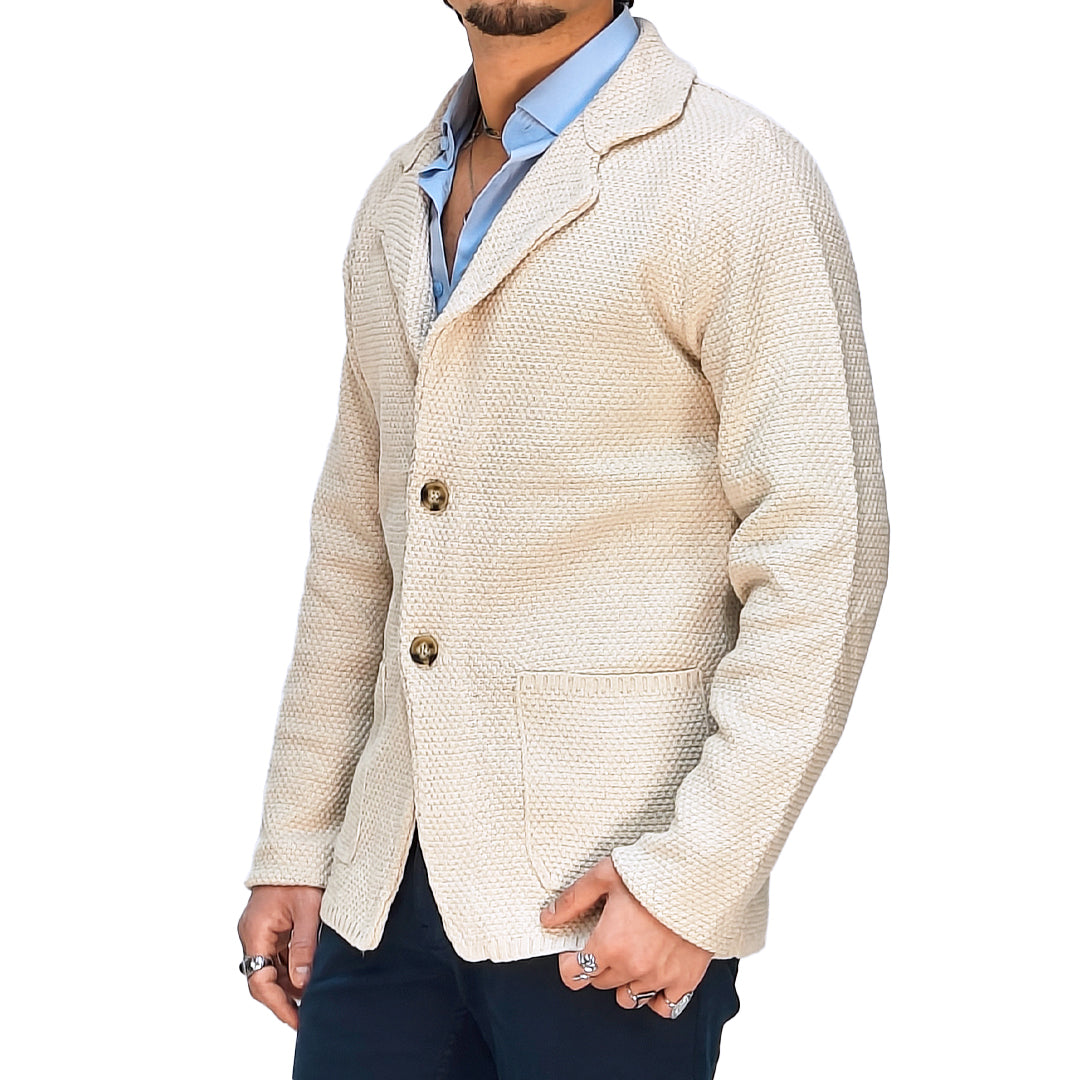 Cardigan Uomo a Giacca in Cotone RDV ABBIGLIAMENTO