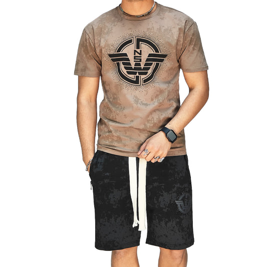 🆕 Completo Estivo Uomo T-Shirt + Bermuda – Cotone Liscio Elasticizzato | RDV ABBIGLIAMENTO