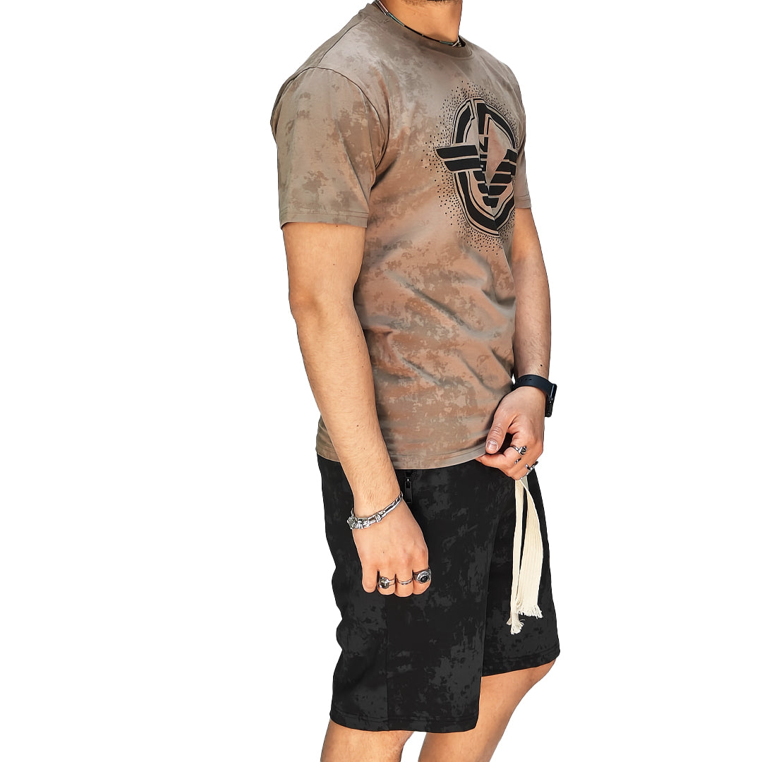 🆕 Completo Estivo Uomo T-Shirt + Bermuda – Cotone Liscio Elasticizzato | RDV ABBIGLIAMENTO