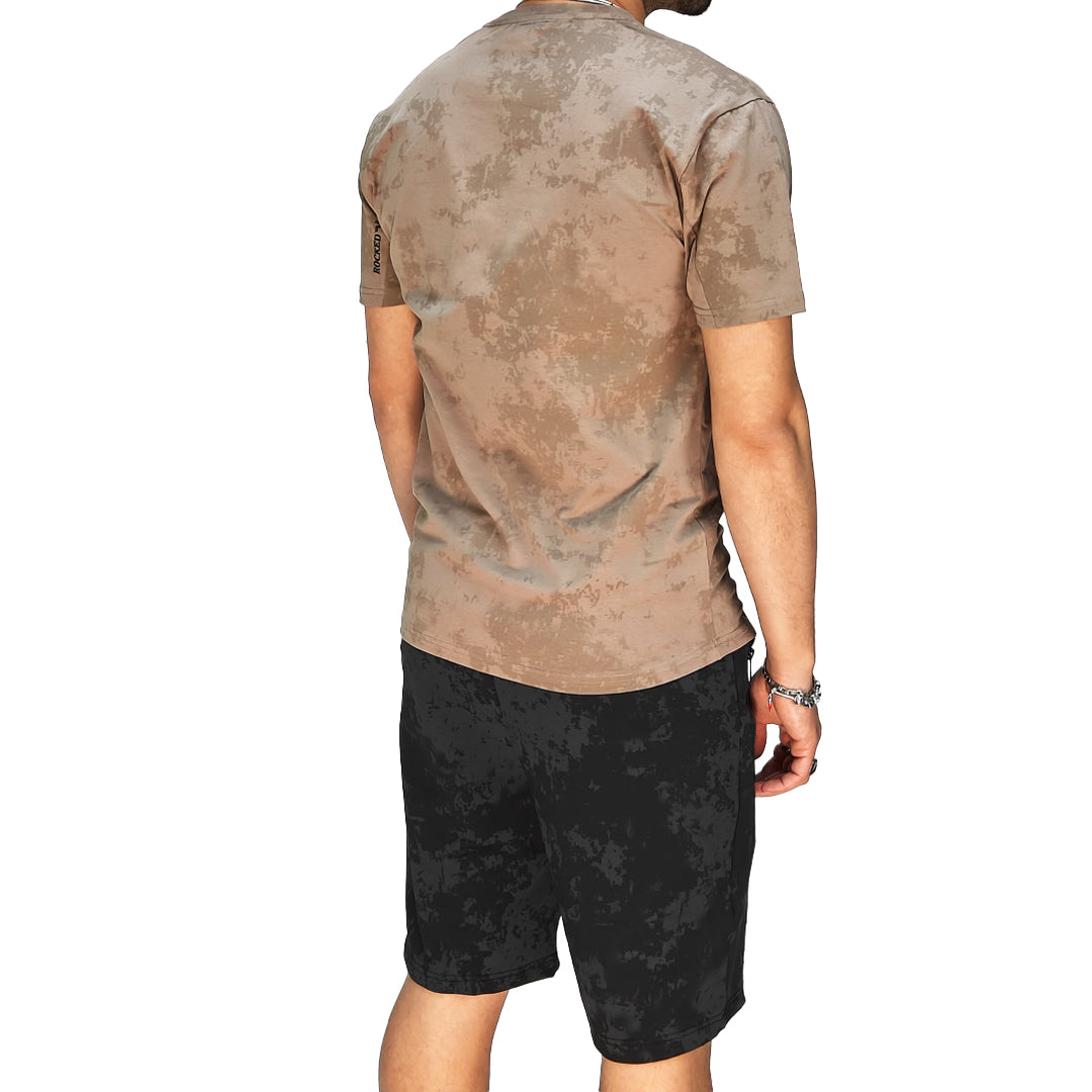 🆕 Completo Estivo Uomo T-Shirt + Bermuda – Cotone Liscio Elasticizzato | RDV ABBIGLIAMENTO