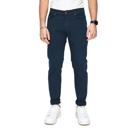 Jeans Uomo Colorato Blu Semi Slim Fit – RDV Abbigliamento