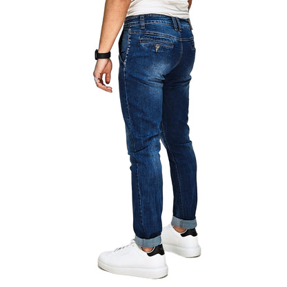 Jeans Uomo Tasca America Denim Blue