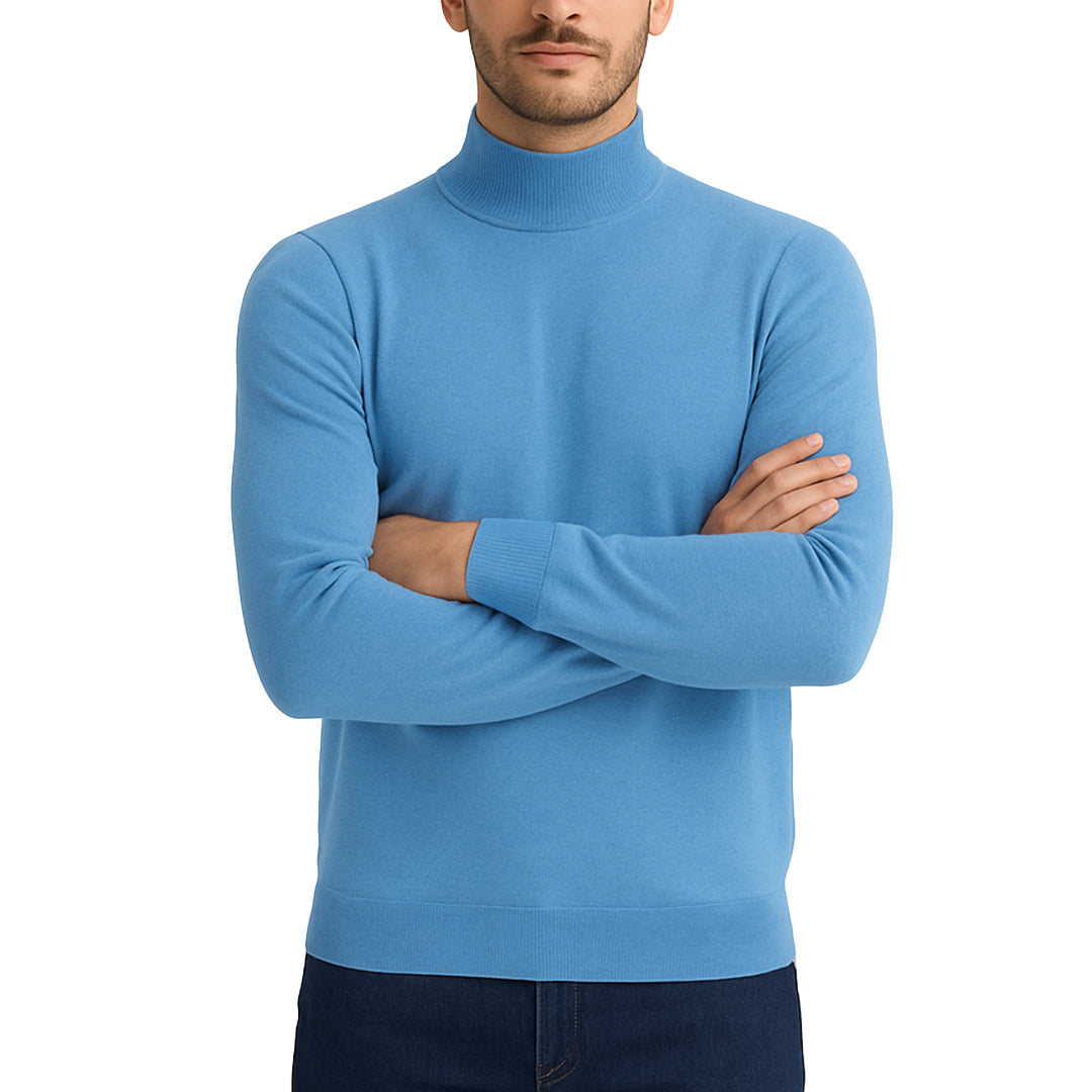 Maglioncino a Lupetto RDV Uomo – Slim Fit Elasticizzato, Morbido al Tatto