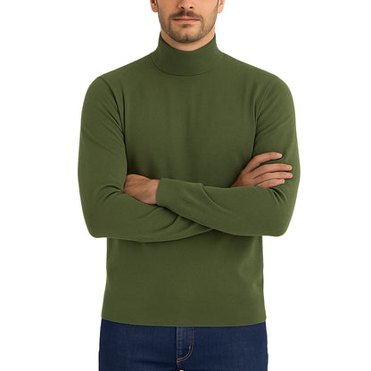 Maglioncino a Lupetto RDV Uomo – Slim Fit Elasticizzato, Morbido al Tatto