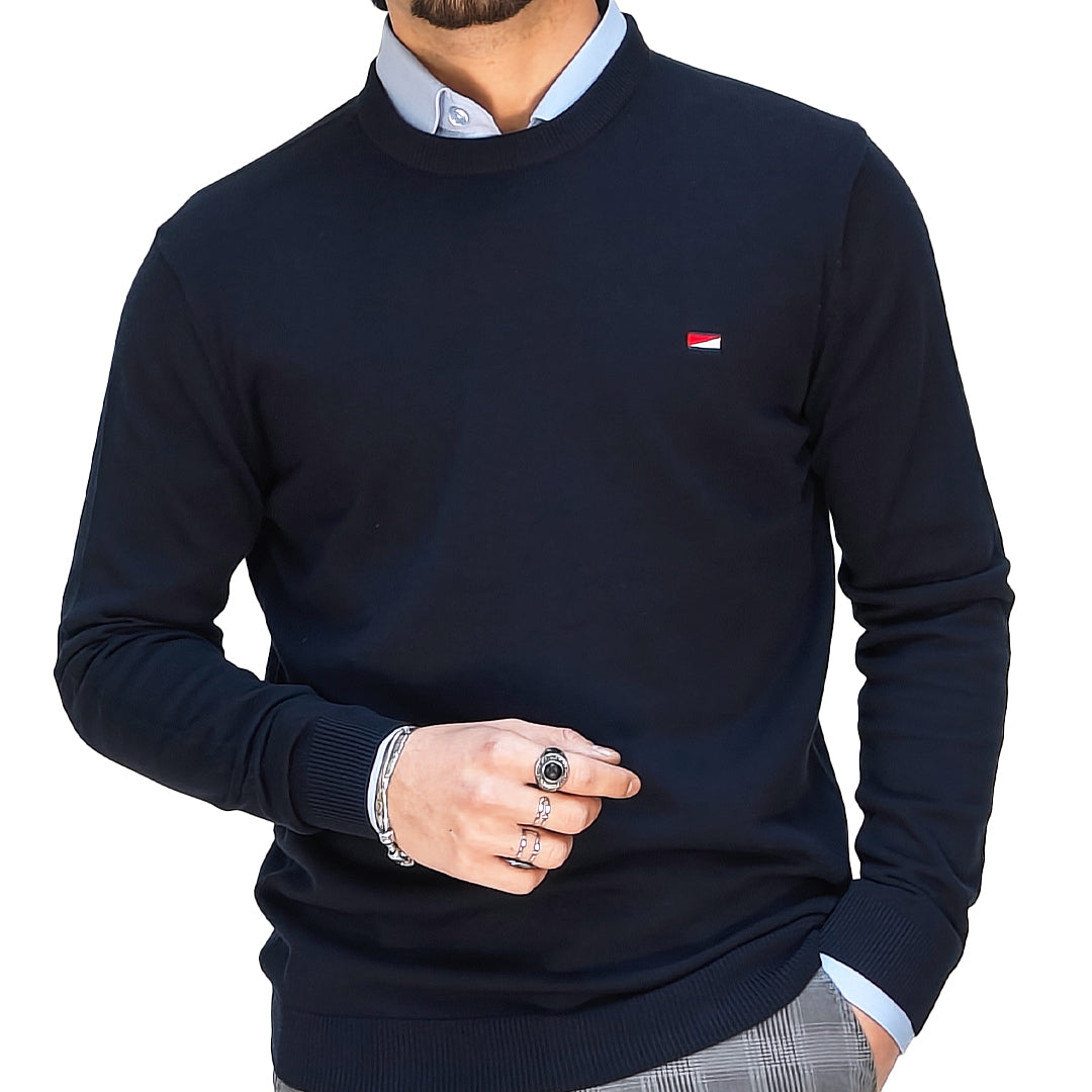 Maglioncino Uomo 100% Cotone – Slim Fit, Morbido e Versatile